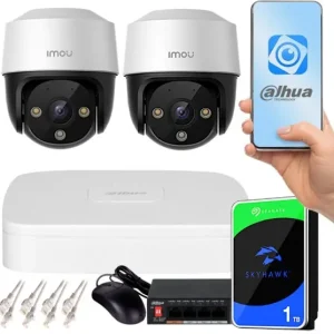 Zestaw monitoringu Imou 2 kamery obrotowe 4MPx PoE Oferta czasowa